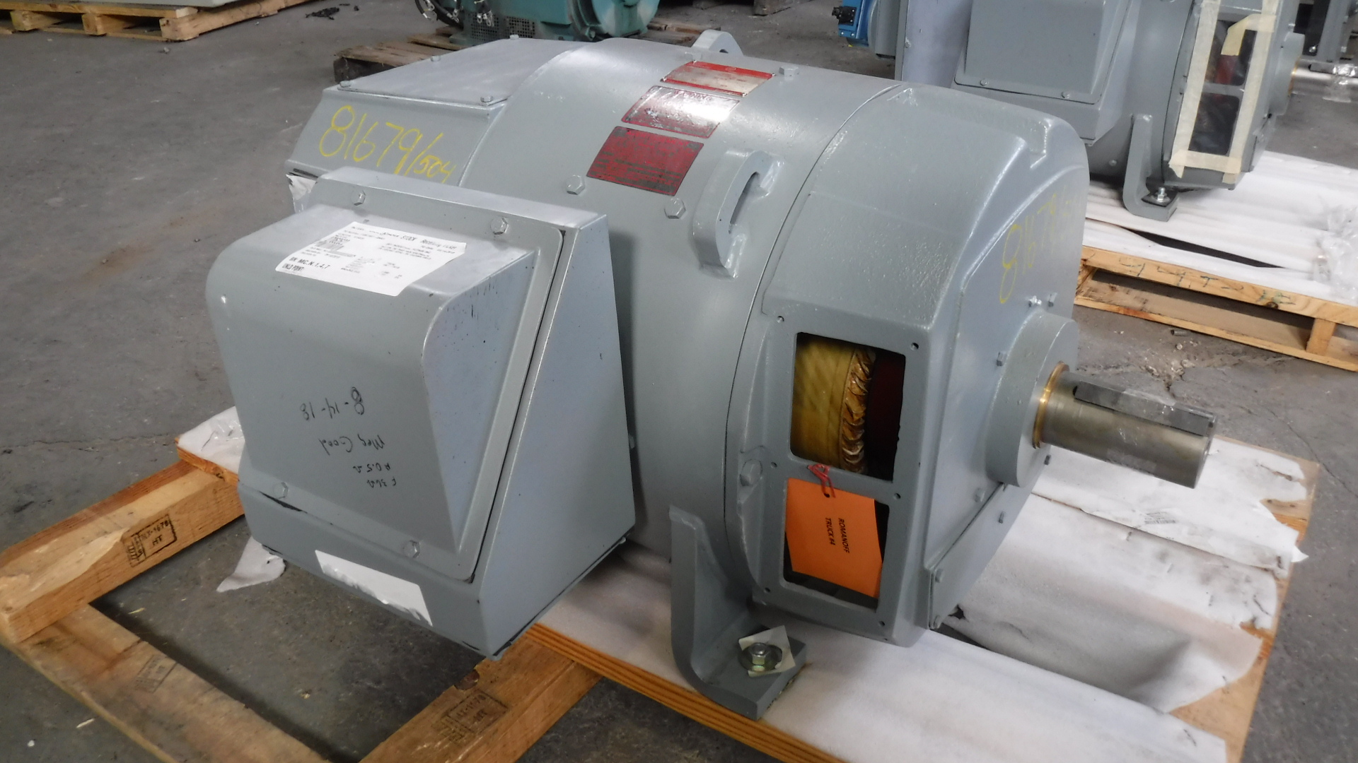 General Electric 75 HP 650/750 RPM 504AT DC Motors 81679